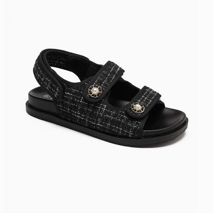 Élise Noir Sandaler